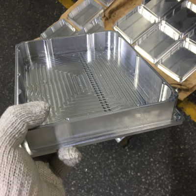 Finition de surface de polissage de ponçage de pièce en aluminium de fraisage mécanique de commande numérique par ordinateur