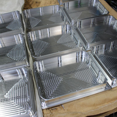 pièces en aluminium de fraisage de commande numérique par ordinateur de tolérance de 0.01mm avec sabler la finition extérieure de anodisation de nature