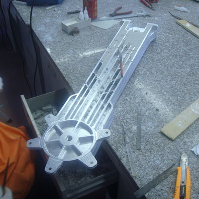 Composants faits sur commande de commande numérique par ordinateur de précision, matériel en aluminium de l'alliage d'aluminium 6061 de prototype de commande numérique par ordinateur