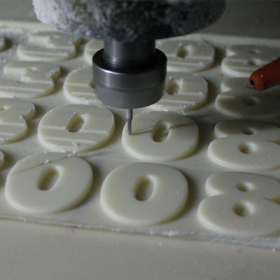 Finissage extérieur en plastique de usinage d'électrodéposition de Chrome de pièces d'ABS de commande numérique par ordinateur de prototypage en plastique rapide d'OEM