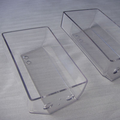 La commande numérique par ordinateur faite sur commande de polycarbonate clair a fraisé précision de haut transparent de pièces la haute